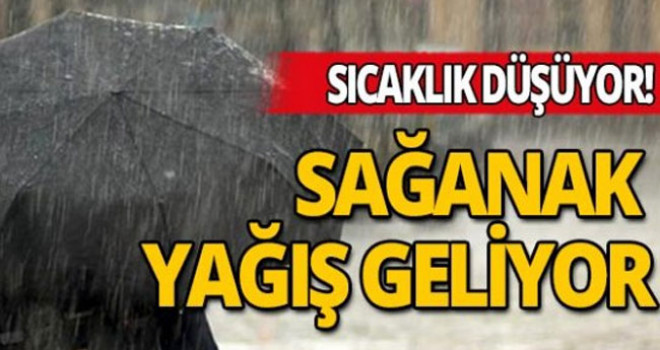Karaman'da sağanak yağışlar başlıyor!