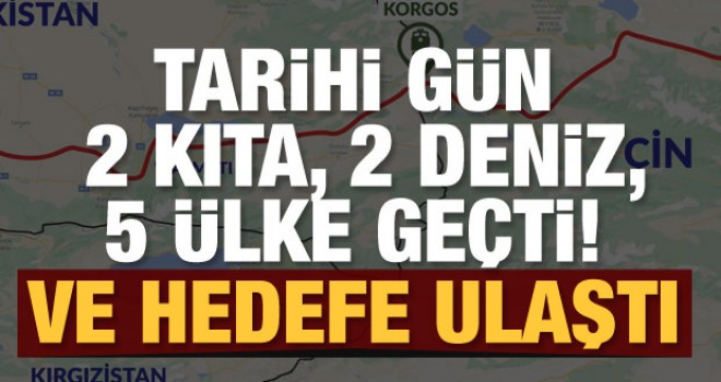 Halkalı'da durduğu iddia edilmişti: TCDD duyurdu! Ve Çin'e ulaştı