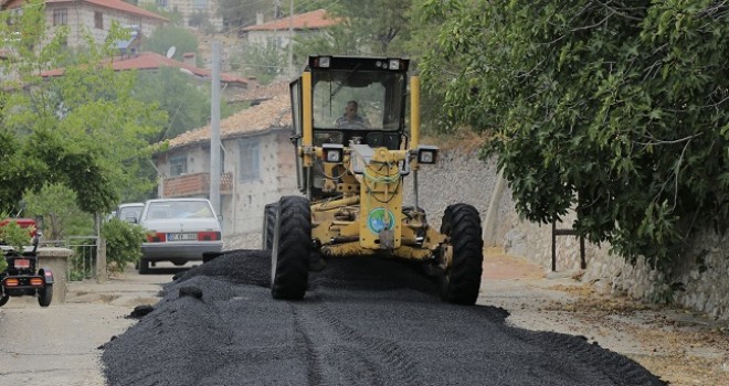 Akseki'de üstyapı çalışmaları