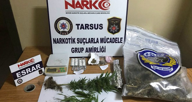 Tarsus’ta 2 uyuşturucu satıcısı yakalandı 