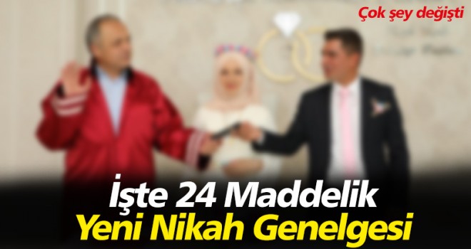 İçişleri Bakanlığından Yeni 'Nikah' Genelgesi