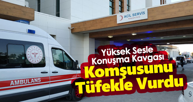 Yüksek Sesle Konuştuğu İçin Kendisini Uyaran Komşusunu Vurdu
