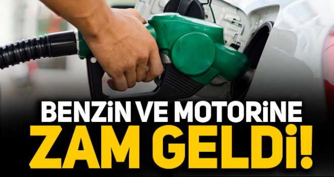 Benzin ve motorine bir zam daha geldi