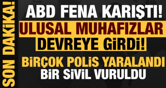 ABD Karıştı! Trump destekçileri Kongre binasını bastı