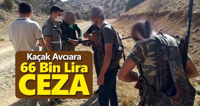 Karaman'da kaçak avcılara ceza