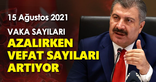 15 Ağustos koronavirüs tablosu! Vaka Sayılarında Son Durum
