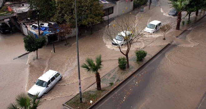 Mersin'de Şiddetli Yağış ve Dolu
