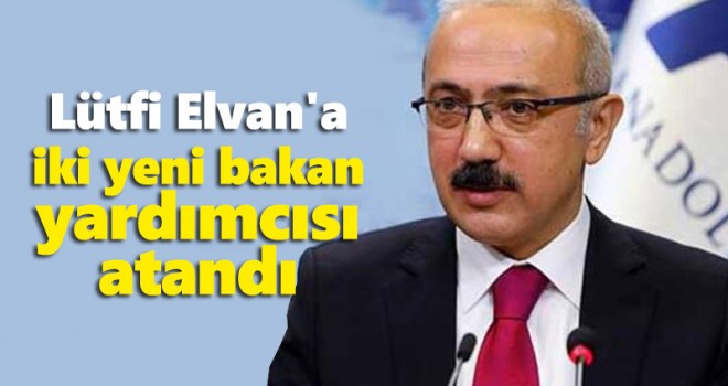 Elvan'a iki yeni bakan yardımcısı
