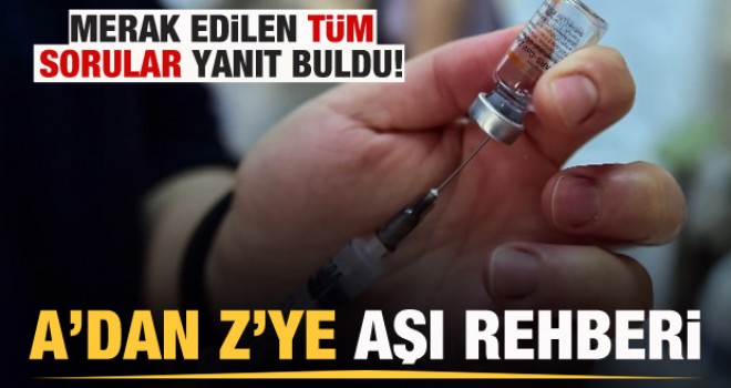 Covid Aşılama süreciyle ilgili tüm merak edilenler